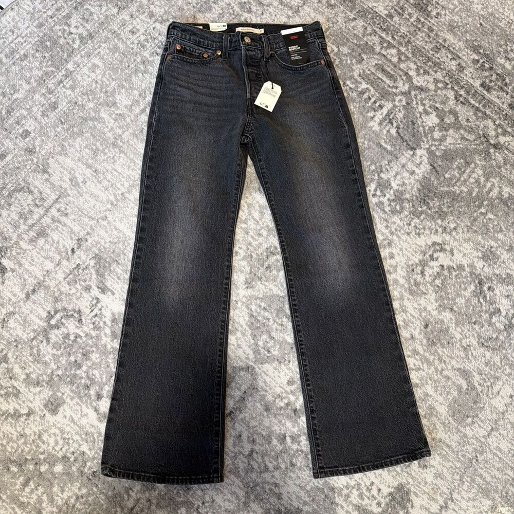 Levi’s Wedgie Bootcut Women's Jeans Black Wash 27 x 30